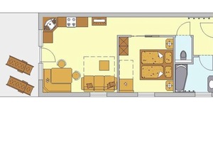 Apartment A / 1 bedroom / shower od. Bathroom, toilet 4 pers - The dovecote - apartment