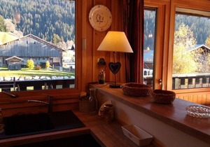 Apartment 6 pers. Cernix village center. Exceptional view. At the foot of the ski slopes