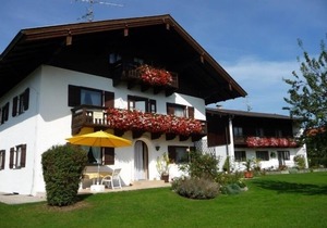 Apartment 1 with 2 bedrooms and a large south-facing balcony