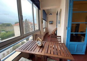 Apartment 2 bedroom downtown with closed terrace for 6 WIFI