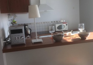 Apartment 200 m from the beach and the golf course, with a large south-facing terrace