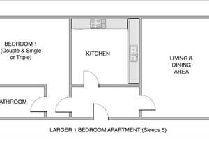 Apartment ∙ 4 bedrooms ∙ 6 guests