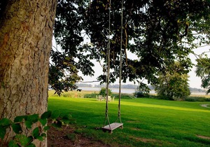 Apartment 8 for 4 persons with beautiful lake view - Gut Grubnow Rügen