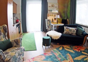 Apartment "Autumn" with earth tones