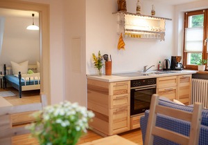 Apartment "Burgunder" with 40 square meters, 1 bedroom for max. 4 persons (2 adults)
