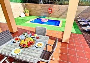 Apartment Casa TaraMar Tarajalejo max. 8 people Pool WiFi Sea view close to the beach