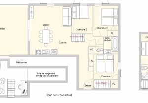 Apartment Cohennoz, 4 bedrooms, 8 persons