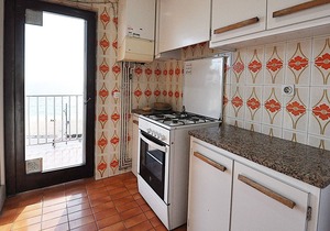 Apartment Doble 4CD, sea view, beach 30 m, 4/6 people, terrace.