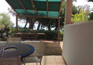 Apartment for 4 people on the ground floor, sea view, direct access to the beach