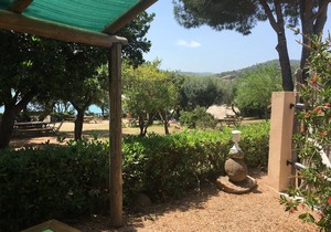 Apartment for 4 people on the ground floor, sea view, direct access to the beach