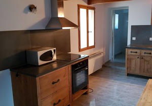 Apartment in village house sleeps 7, garden and pool.