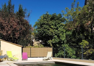 Apartment in village house sleeps 7, garden and pool.