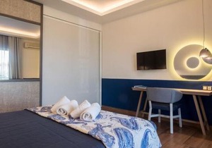 Apartment in Gerakini with a shared swimming pool