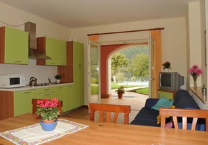 Apartment in Idro with Pool and Garden