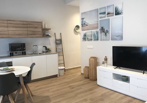 Apartment in Malvarrosa beach: Ones de mar