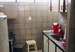 Apartment in Ponta de Campina Beach, with parking.