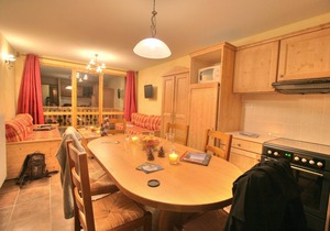 Apartment in ski resort San Bernardo