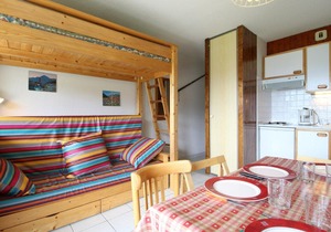Apartment Lanslevillard, studio flat, 4 persons