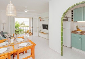 Apartment "Los Delfines Biniforcat" with Private Covered Terrace and Shared Pool