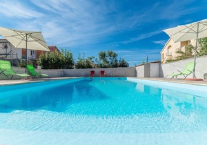 Apartment Mlađo - swimming pool: A1(4+2) - Privlaka, Zadar riviera, Croatia