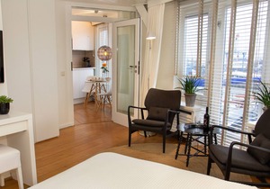 Apartment near Amsterdam Luxe Hafenzimmer quiet location "Apartments-Waterland"