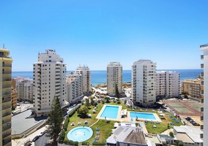 Apartment São Rafael 11ºD - Vista Mar with Wi-Fi, Garden & Balcony