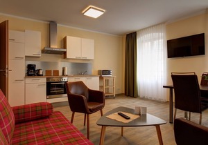 Apartment with 2 bedrooms, bath u. add. Guest toilet in the old town of Görlitz