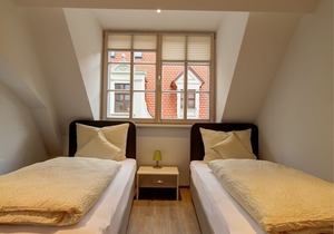 Apartment with 2 bedrooms and roof terrace in the old town of Görlitz