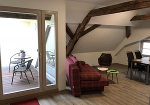 Apartment with 2 bedrooms and roof terrace in the old town of Görlitz