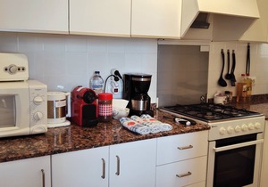 Apartment with garden at 11 meters from the sand beach of la Fosca.