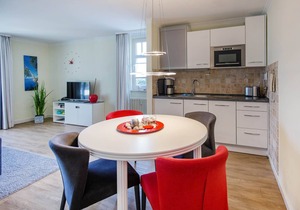 Apartment with sea view, 1 bedroom and balcony