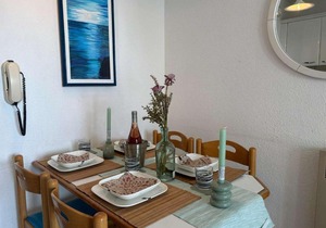 Appartement 2 pièces climatisé avec piscine à 200m de la plage - FR-1-609-2