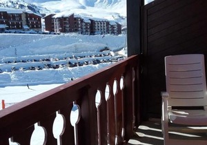 Appartement au pied des pistes avec balcon et cuisine équipée - FR-1-455-7