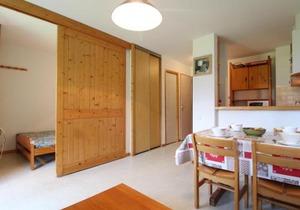 Appartement cosy 4 pers au pied des pistes, balcon et Wifi - FR-1-508-128