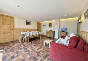 Appartement cosy au cœur de Praz-Sur-Arly - 5 pers, proche centre et pistes, parking et casier ski - FR-1-603-35