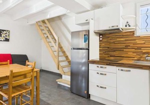 Appartement duplex climatisé avec terrasse, 1 chambre, parking privé, proche plage - FR-1-326-559