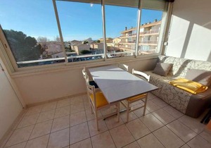 Appartement lumineux 2 pièces avec terrasse, à 50m de la plage, 6 couchages, 34300 Agde - FR-1-423-177