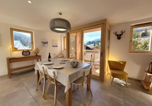 Appartement lumineux et spacieux avec 2 terrasses, proche des pistes et commerces aux Gets - FR-1-598-94