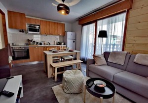 Appartement lumineux rénové, 35 m², proche pistes et centre, 4 pers, terrasse et garage, Les Gets - FR-1-598-38