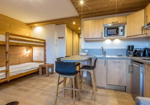 Appartement rénové à Méribel, proche pistes, balcon, 4 couchages - FR-1-355-108