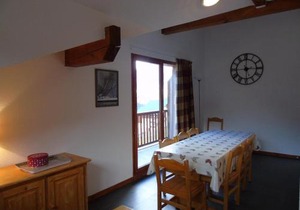 Appartement Valfréjus 8 pers, cuisine équipée, 2 sdb, animaux admis - FR-1-561-27