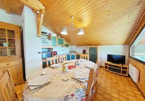 Apt 3 rooms, 7 pers, fireplace, garage, near slopes