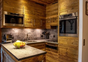 Arc 1950, luxury chalet atmosphere for 5/7 people, 5* ski-in ski-out residence with SPA