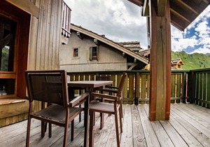 Arc 1950, Luxury, quiet corner, overlooks pistes, pedestrianised village
