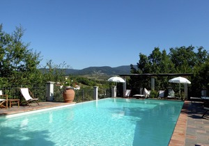 Attractive apartment in farmhouse with pool in beautiful surroundings