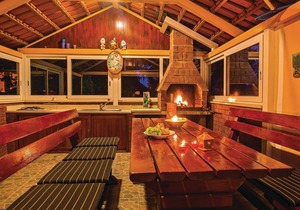 Awesome home in Vinez with house a panoramic view
