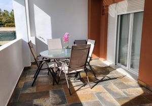 BAJO en PRIMERA LÍNEA de VERA-PLAYA con piscina privada!