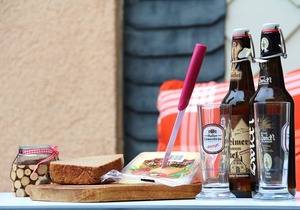 Barrier-free, modern apartment with terrace at the foot of Hallenburg Castle