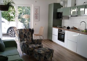 Barrierefreie Ferienwohnung mit Regenfalldusche