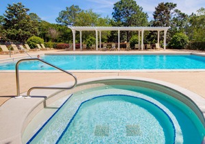 Beach Cottage w/ 2 Golf Carts! Oversized Porch, Near Pool/Hot Tub, Beach Tram